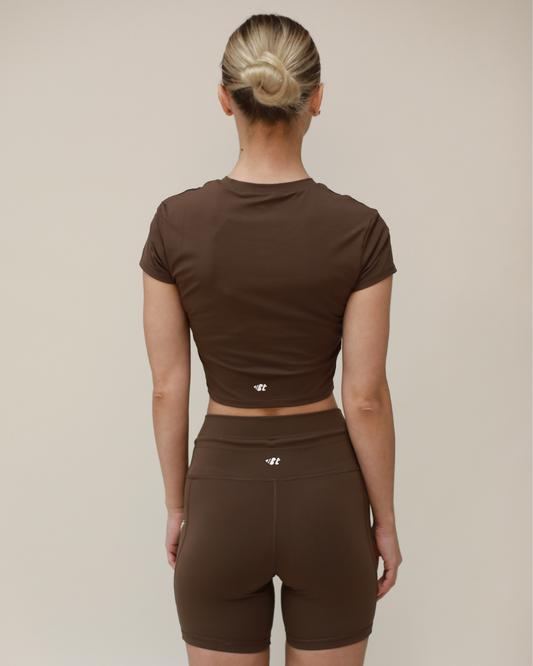 High-Rise Tie-Up Sculpting Shorts