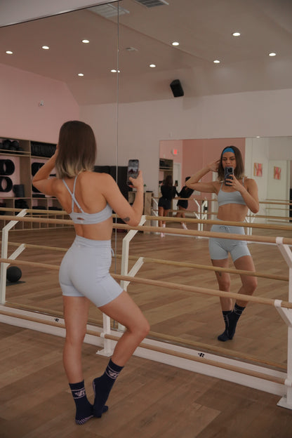 High-Rise Tie-Up Sculpting Shorts